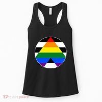 Ally Flag Circle Pyramid Pride Women's Tank Top thumb 0