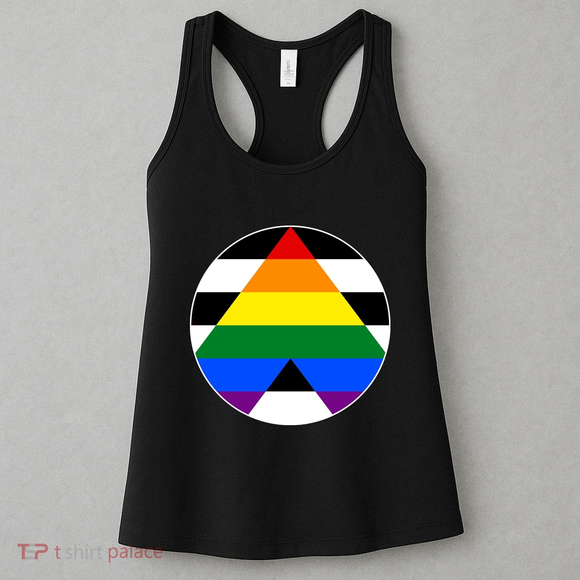 Ally Flag Circle Pyramid Pride Women's Tank Top
