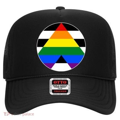 Ally Flag Circle Pyramid Pride Hat
