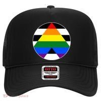 Ally Flag Circle Pyramid Pride Hat thumb 0