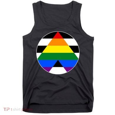 Ally Flag Circle Pyramid Pride Tank Top