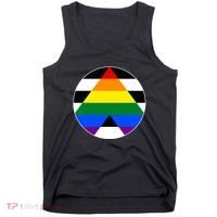 Ally Flag Circle Pyramid Pride Tank Top thumb 0