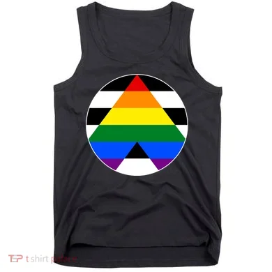 Ally Flag Circle Pyramid Pride Tank Top