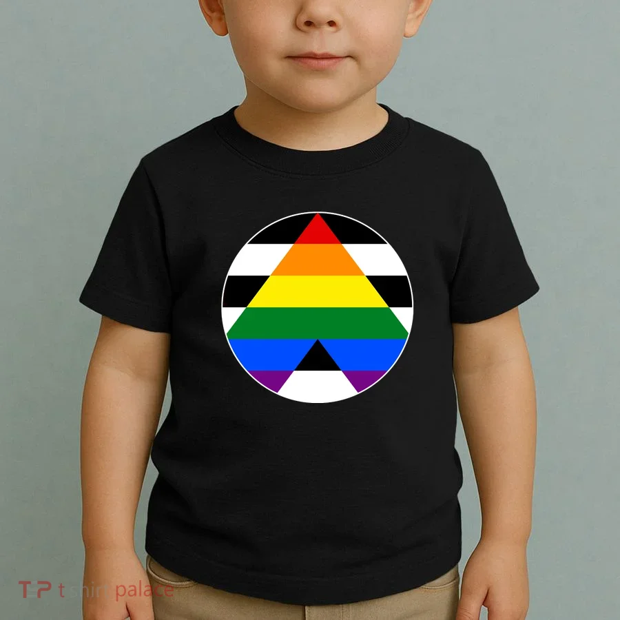 Ally Flag Circle Pyramid Pride Toddler T-Shirt