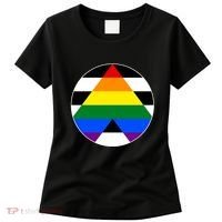 Ally Flag Circle Pyramid Pride Women's T-Shirt thumb 0