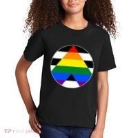 Ally Flag Circle Pyramid Pride Kids T-Shirt thumb 2