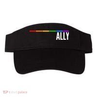 Ally LGBT Support Rainbow Thin Line Visor thumb 0