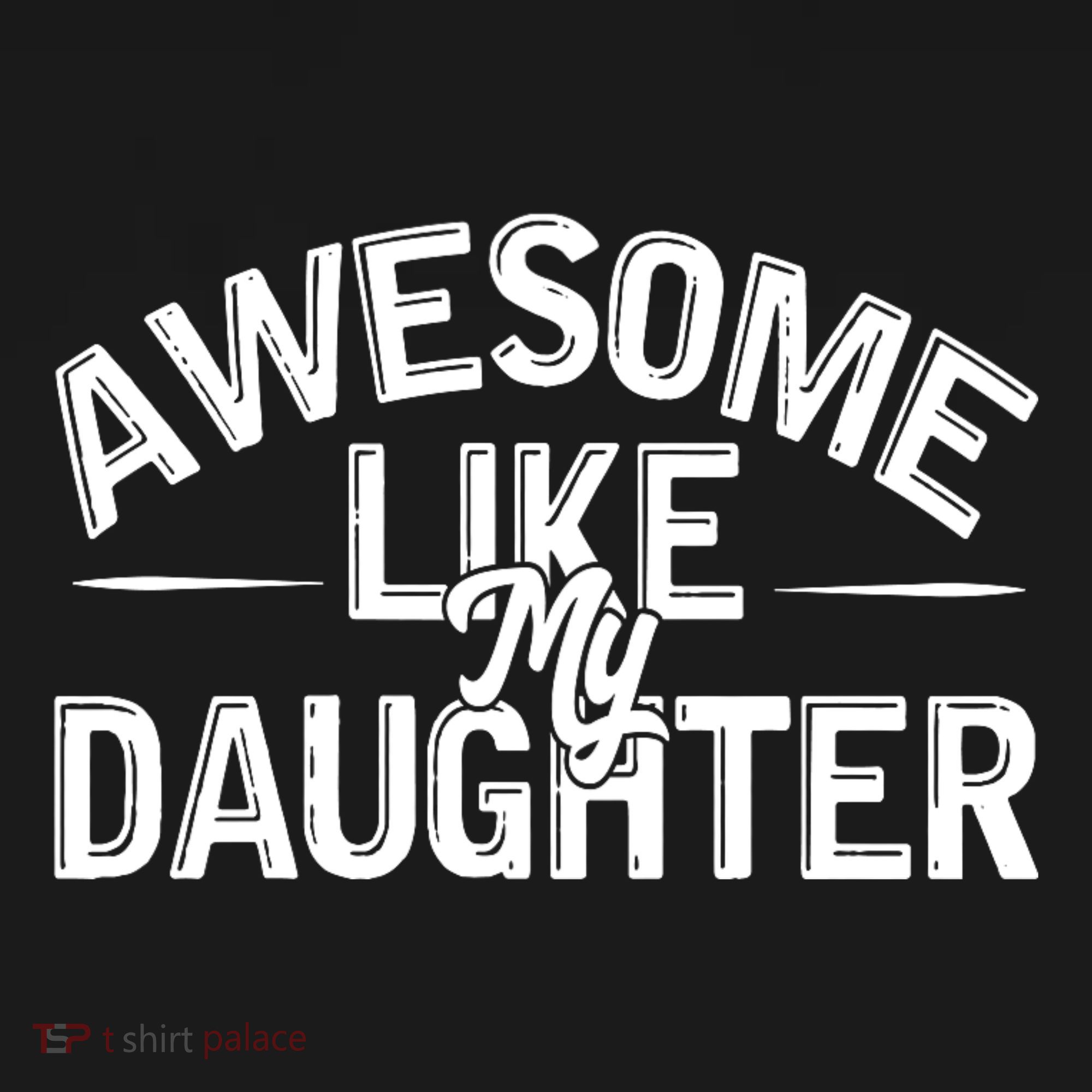 Awesome Like My Daughter Funny Dad Joke Gift Fathers Day Women's Hoodie