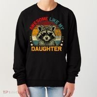 Awesome Like My Daughter Retro Funny Father's Day Dad  Women's Sweatshirt thumb 0