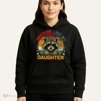 Awesome Like My Daughter Retro Funny Father's Day Dad  Hoodie thumb 5