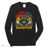 Awesome Like My Daughter Retro Funny Father's Day Dad  Long Sleeve Shirt thumb 0