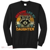 Awesome Like My Daughter Retro Funny Father's Day Dad  Sweatshirt thumb 0