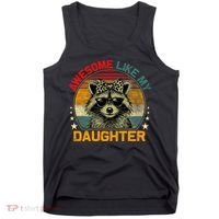 Awesome Like My Daughter Retro Funny Father's Day Dad  Tank Top thumb 0