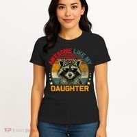 Awesome Like My Daughter Retro Funny Father's Day Dad  Women's T-Shirt thumb 4