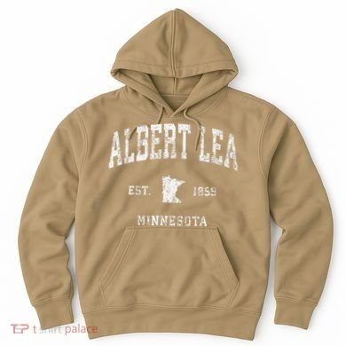 Albert Lea Minnesota Mn Vintage Athletic Sports Hoodie