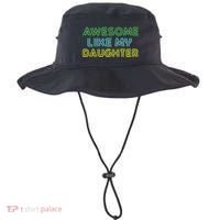 Awesome Like My Daughter Funny Dad Joke Gift Fathers Day Bucket Hat thumb 0