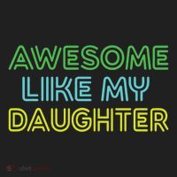 Awesome Like My Daughter Funny Dad Joke Gift Fathers Day Beanie thumb 2
