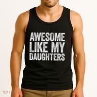 Awesome Like My Daughters Dad Fathers Day Tank Top thumb 3