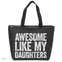 Awesome Like My Daughters Dad Fathers Day Tote Bag thumb 0