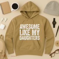 Awesome Like My Daughters Dad Fathers Day Hoodie thumb 3