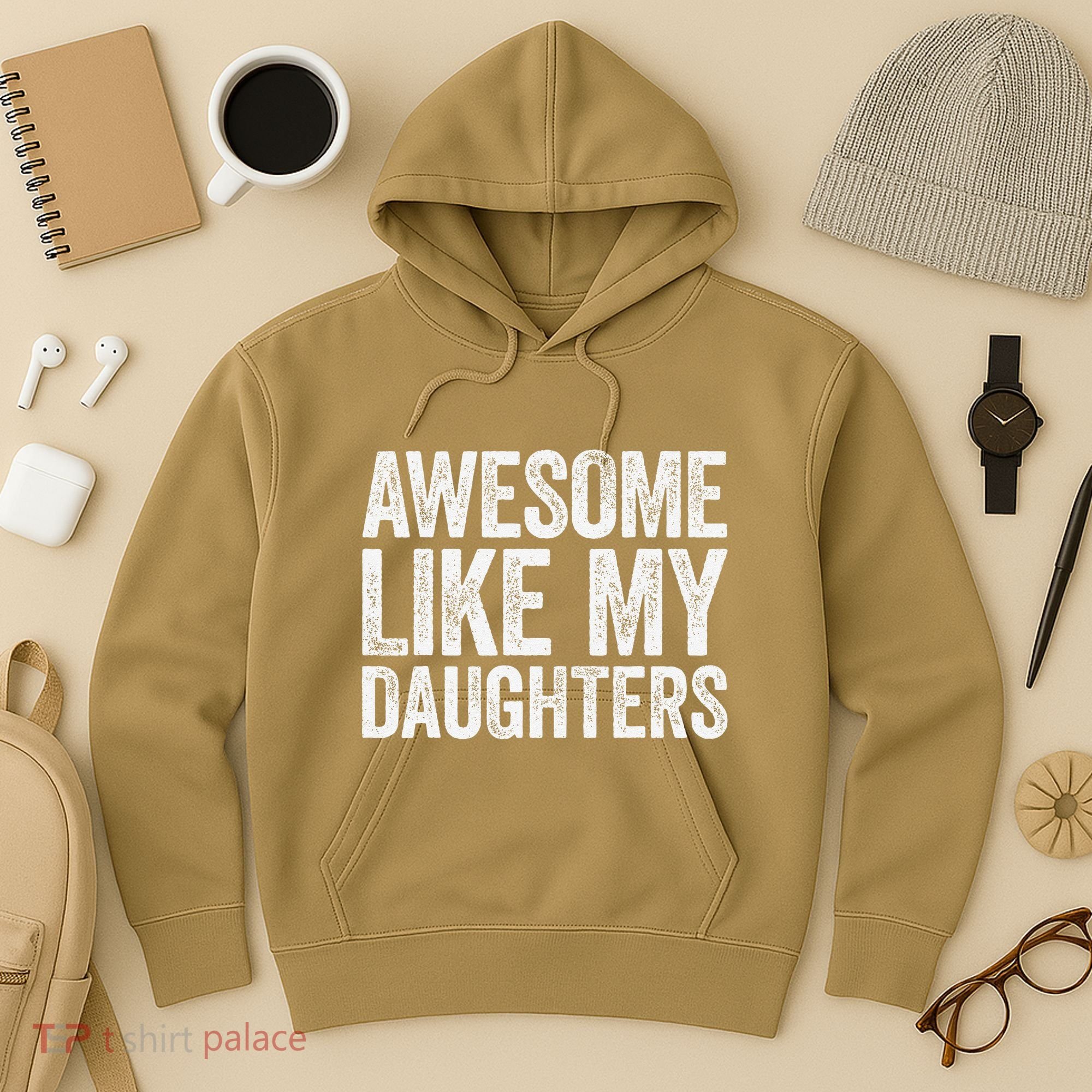 Awesome Like My Daughters Dad Fathers Day Hoodie
