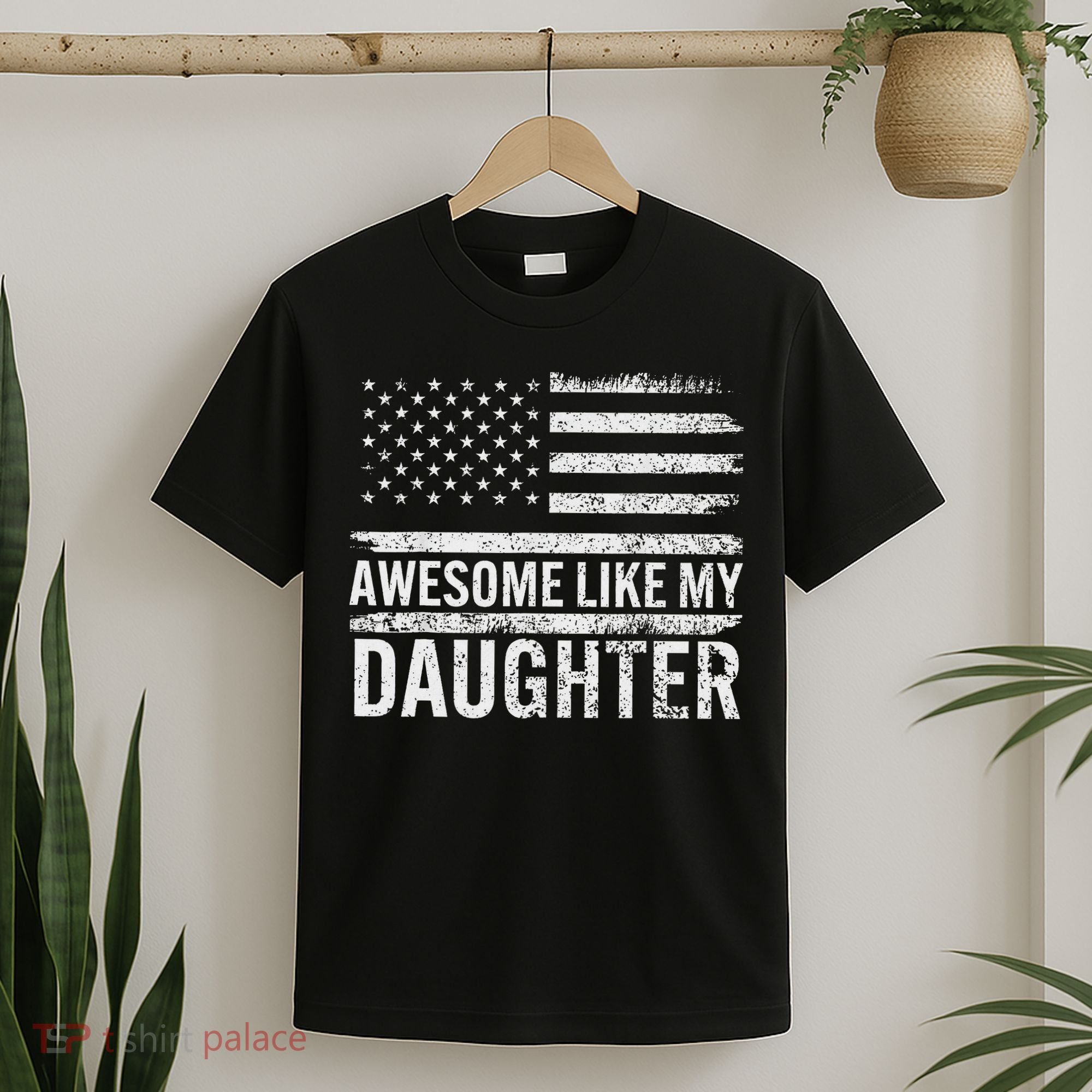 Awesome Like My Daughter Gifts Funny Fathers Day Dad T-Shirt