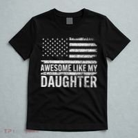 Awesome Like My Daughter Gifts Funny Fathers Day Dad T-Shirt thumb 5
