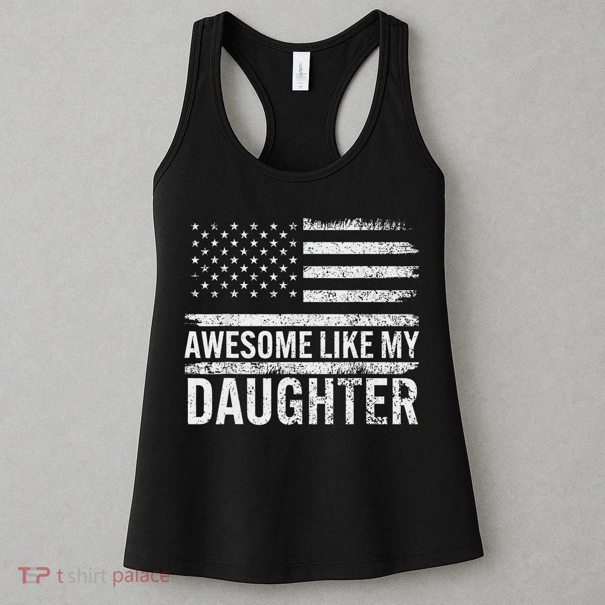 Awesome Like My Daughter Gifts Funny Fathers Day Dad Women's Tank Top