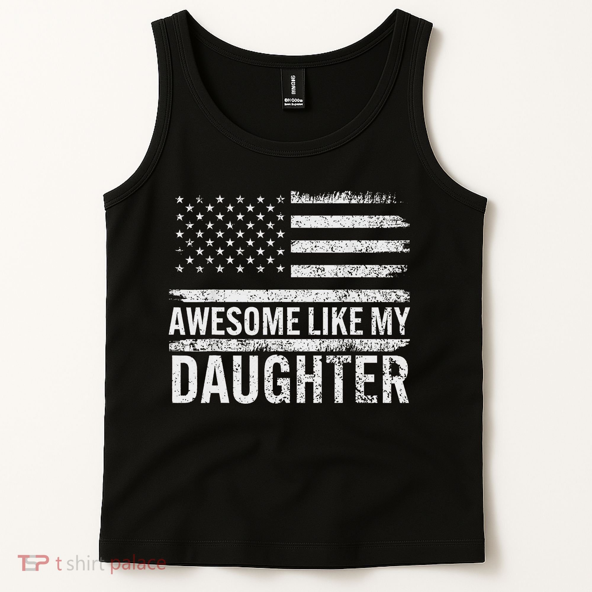 Awesome Like My Daughter Gifts Funny Fathers Day Dad Tank Top