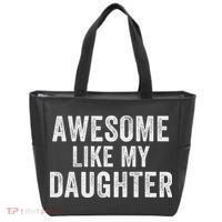 Awesome Like My Daughter Funny Father’s Day Humor Proud Dad Tote Bag thumb 0
