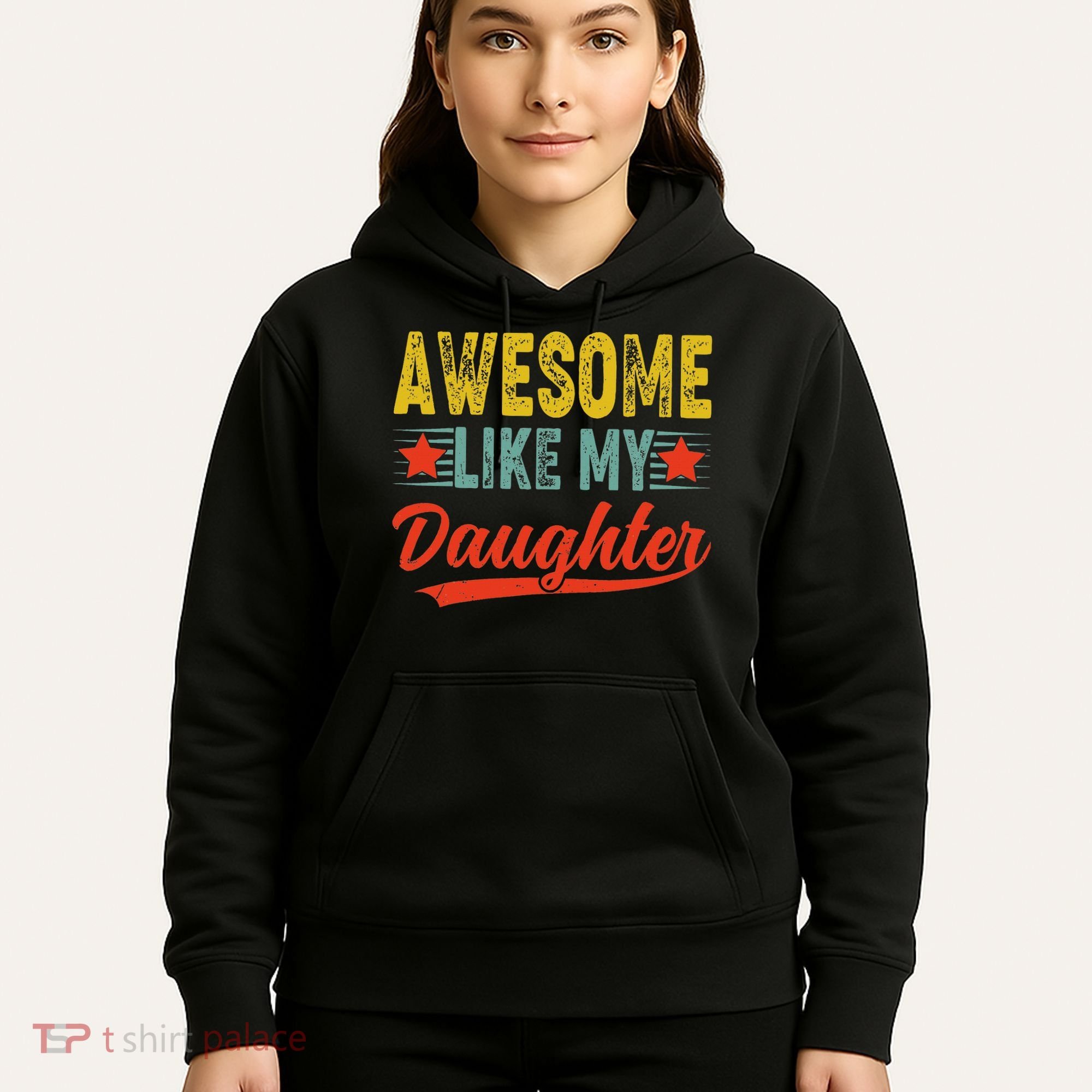 Awesome Like My Daughter Gift Funny Happy Father's Day Hoodie