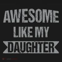 Awesome Like My Daughter Funny Mothers Fathers Day Mom Dad Women's Tank Top thumb 5
