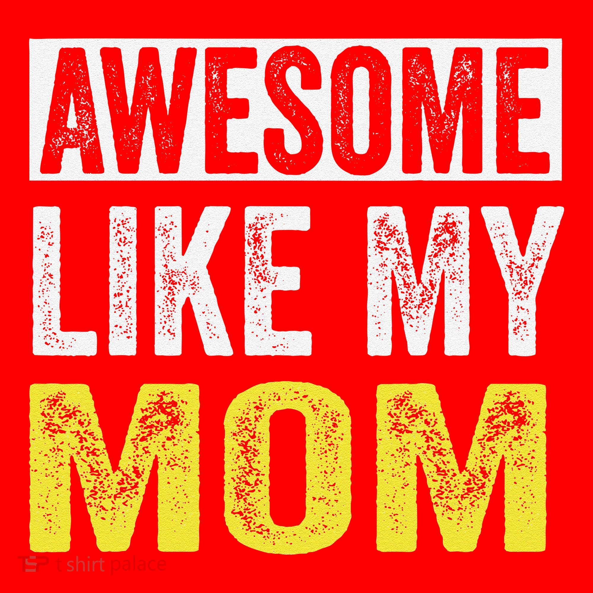 Awesome Like My Mom Daughter MotherS Day Santa Hat