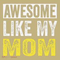 Awesome Like My Mom Daughter MotherS Day Mousepad thumb 1