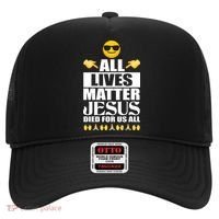 All Lives Matter Jesus Died For Us All Emoji Hat thumb 0