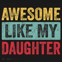 Awesome Like My Daughter FatherS Day Dad Day Funny Dad Women's Hoodie thumb 2