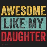 Awesome Like My Daughter FatherS Day Dad Day Funny Dad Hat thumb 2