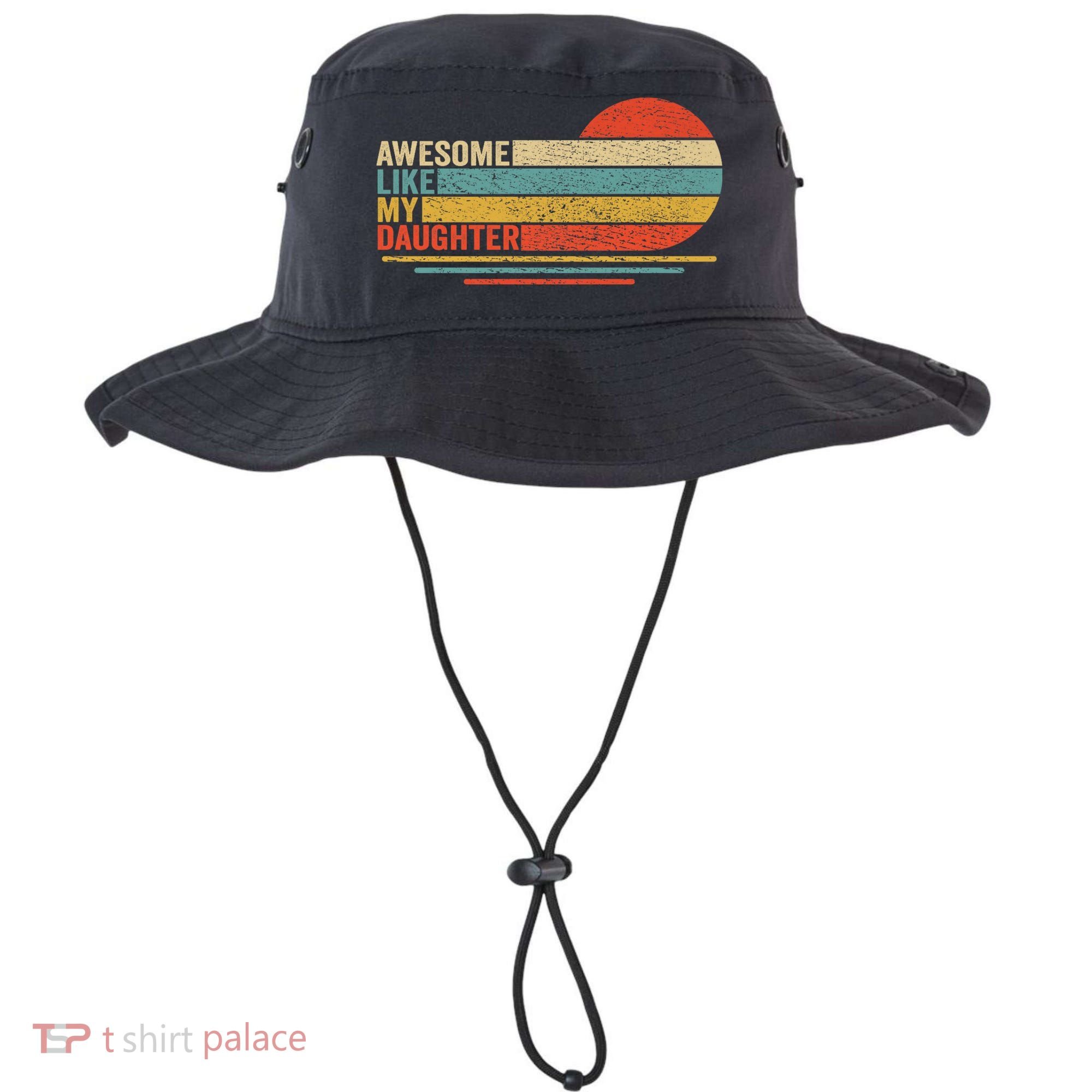 Awesome Like My Daughter Retro Funny Dad Fathers Day Bucket Hat
