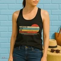 Awesome Like My Daughter Retro Funny Dad Fathers Day Women's Tank Top thumb 2