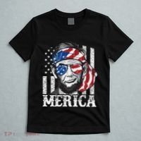 Abraham Lincoln Merica 4th Of July American Flag T-Shirt thumb 5