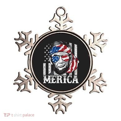 Abraham Lincoln Merica 4th Of July American Flag Ornament
