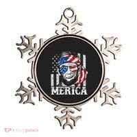 Abraham Lincoln Merica 4th Of July American Flag Ornament thumb 0