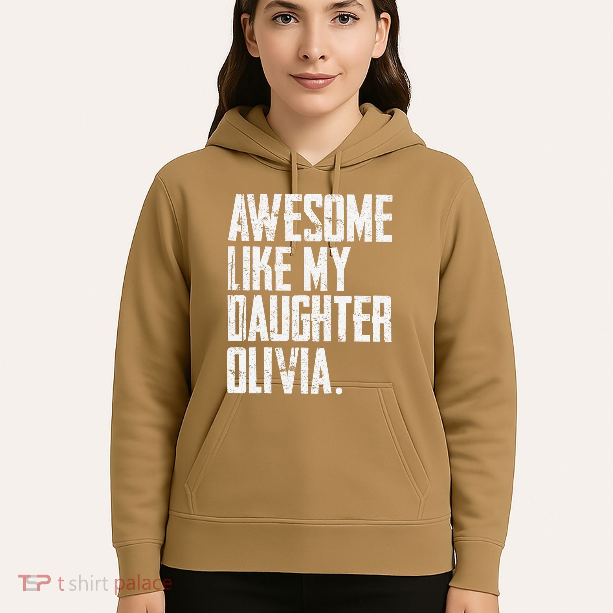 Awesome Like My Daughter Olivia Name Funny Dad FatherS Day Hoodie