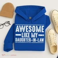 Awesome Like My Daughter In Law Cool Gift Hoodie thumb 4