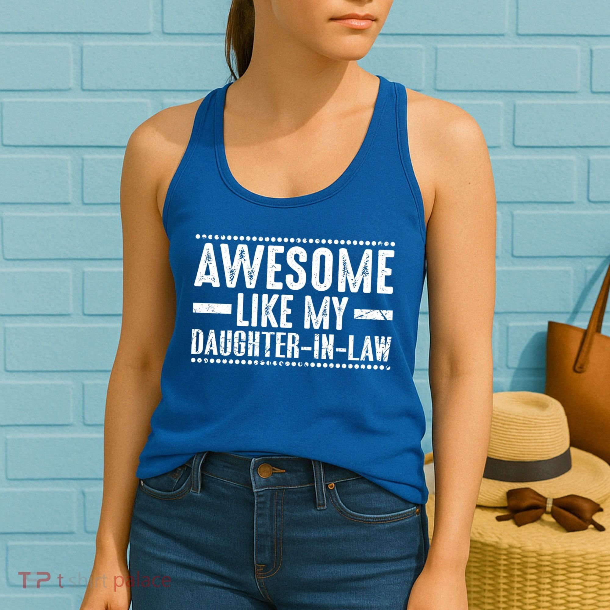 Awesome Like My Daughter In Law Cool Gift Women's Tank Top