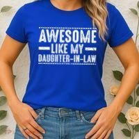 Awesome Like My Daughter In Law Cool Gift Women's T-Shirt thumb 2
