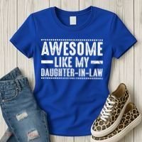 Awesome Like My Daughter In Law Cool Gift Women's T-Shirt thumb 3