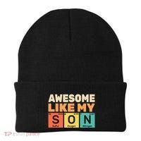 Awesome Like My Son Periodic Table Father's day Chemistry Beanie thumb 0
