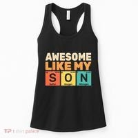 Awesome Like My Son Periodic Table Father's day Chemistry Women's Tank Top thumb 0
