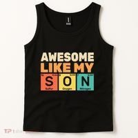 Awesome Like My Son Periodic Table Father's day Chemistry Tank Top thumb 2